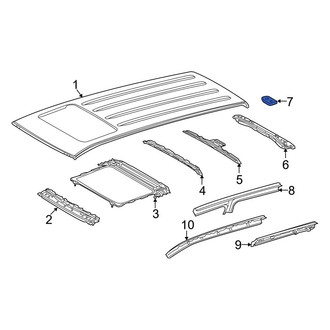 Toyota OE - Left Roof Side Rail Bracket