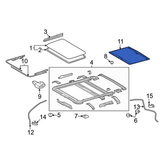 Toyota OE - Sunroof Cover