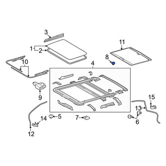 Toyota OE - Sunroof Stopper