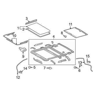 Toyota OE - Roof - Sunroof