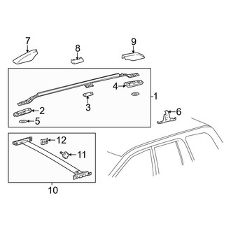 Toyota OE - Roof - Luggage Carrier