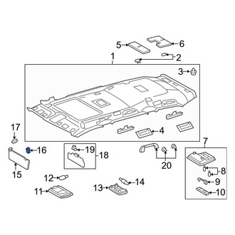 Toyota OE - Sun Visor Holder