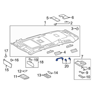 Toyota OE - Center Left Interior Grab Bar