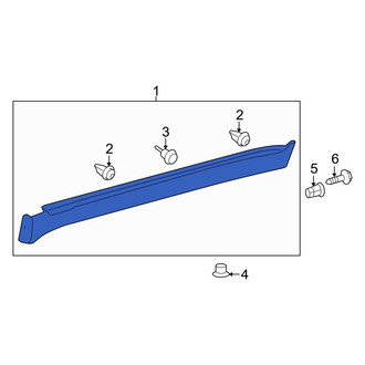 Toyota OE - Left Rocker Panel Guard