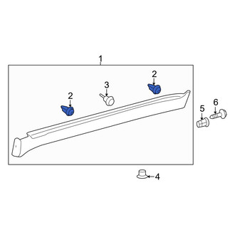 Toyota OE - Upper Rocker Panel Molding Clip