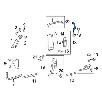 Toyota OE - Center Interior Grab Bar