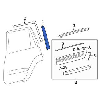 Toyota OE - Rear Left Door Applique