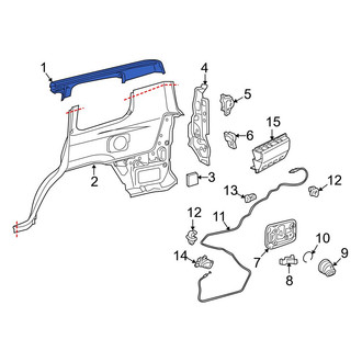 Toyota OE - Rear Left Upper Quarter Panel