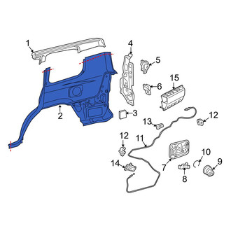 Toyota OE - Rear Left Lower Quarter Panel