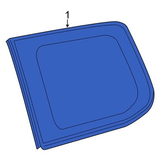 Toyota OE - Rear Left Quarter Glass