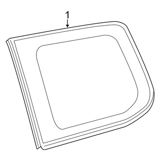 Toyota OE - Quarter Panel - Glass