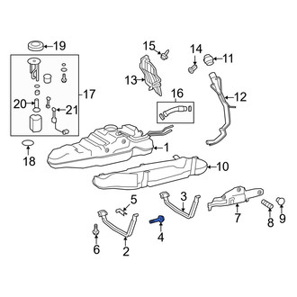 Toyota OE - Fuel Tank Strap Bolt