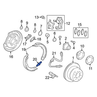 Toyota OE - Rear Right Parking Brake Adjuster