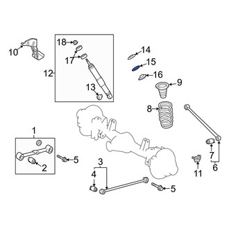 Toyota OE - Suspension Shock Absorber Mount Washer