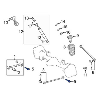 Toyota OE - Suspension Control Arm Bolt
