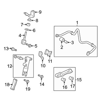 Toyota OE - Rear Suspension - Stabilizer Bar & Components