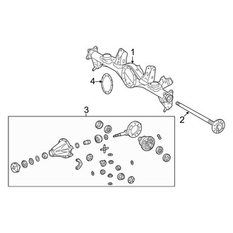 Toyota OE - Rear Suspension - Axle & Differential