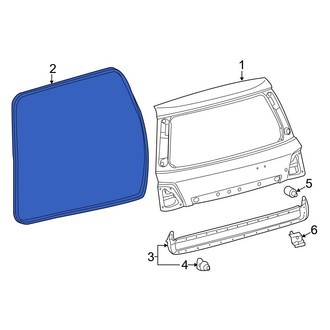 Toyota OE - Rear Inner Hatch Seal