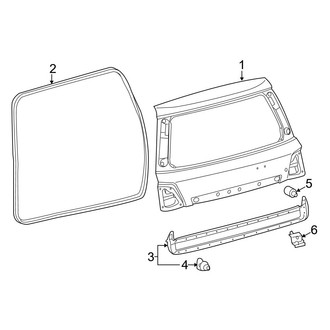 Toyota OE - Lift Gate - Gate & Hardware