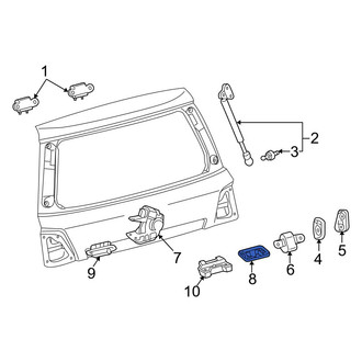 Toyota OE - Rear Liftgate Trim Cover