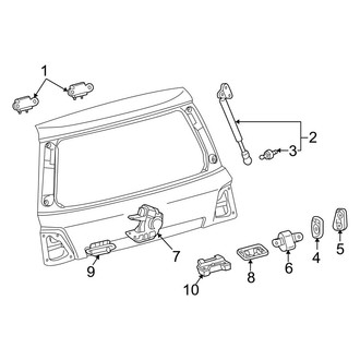 Toyota OE - Lift Gate - Lock & Hardware