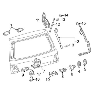 Toyota OE - Lift Gate - Lock & Hardware