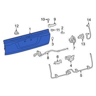 Toyota OE - Rear Tailgate