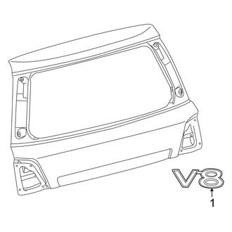 Toyota OE - Tail Gate - Exterior Trim