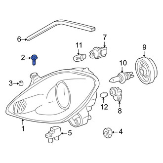 Toyota OE - Mud Flap Screw