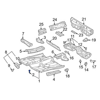 Toyota OE - Rear Floor Pan Bracket