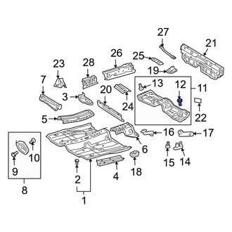 Toyota OE - Floor Pan Bolt