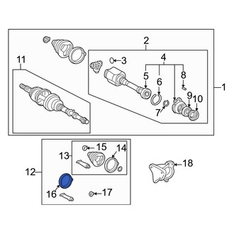 Toyota OE - Front Inner CV Joint Boot Band