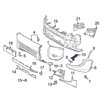 Toyota OE - Front Right Bumper Cover Spacer Panel