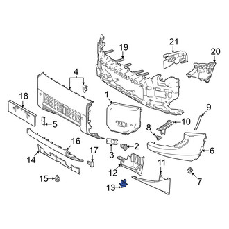 Toyota OE - Stone Deflector Clip