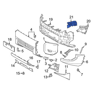 Toyota OE - Front Left Radiator Support Air Duct