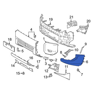 Toyota OE - Front Left Bumper Extension