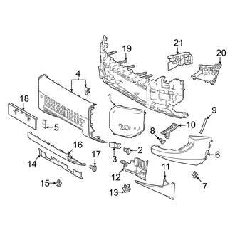 Toyota OE - Front Bumper & Grille - Bumper & Components (Cover & Trim)
