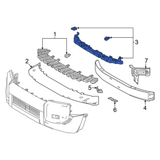 Toyota OE - Bumper Impact Absorber Bracket