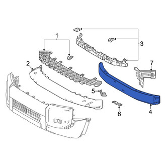 Toyota OE - Front Bumper Impact Bar