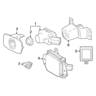 Toyota OE - Front Bumper & Grille - Bumper & Components (Electrical Components)