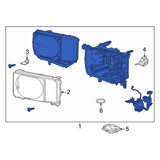 Toyota OE - Front Right Headlight Assembly