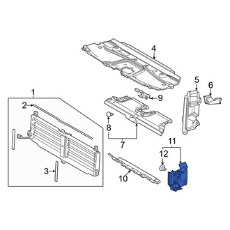 Toyota OE - Front Left Lower Radiator Support Baffle