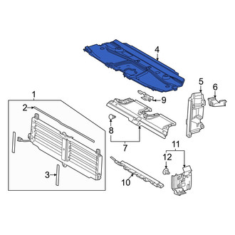 Toyota OE - Front Radiator Support Access Cover