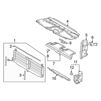 Toyota OE - Radiator Support - Splash Shields