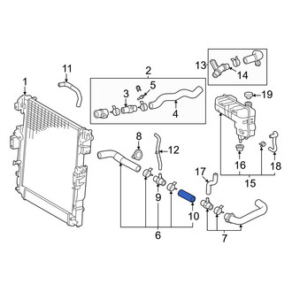 Toyota OE - Lower Radiator Coolant Hose