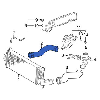 Toyota OE - Right Intercooler Pipe