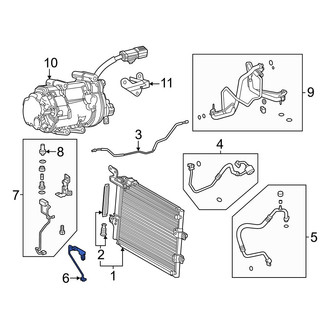 Toyota OE - Front A/C Pipe