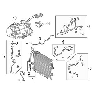 Toyota OE - Air Conditioner & Heater - Condenser, Compressor & Lines