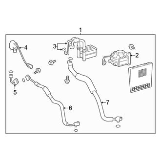 Toyota OE - Air Conditioner & Heater - Evaporator Components (Console Cool Box)