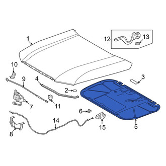 Toyota OE - Hood Insulation Pad